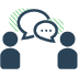 会話のイラスト